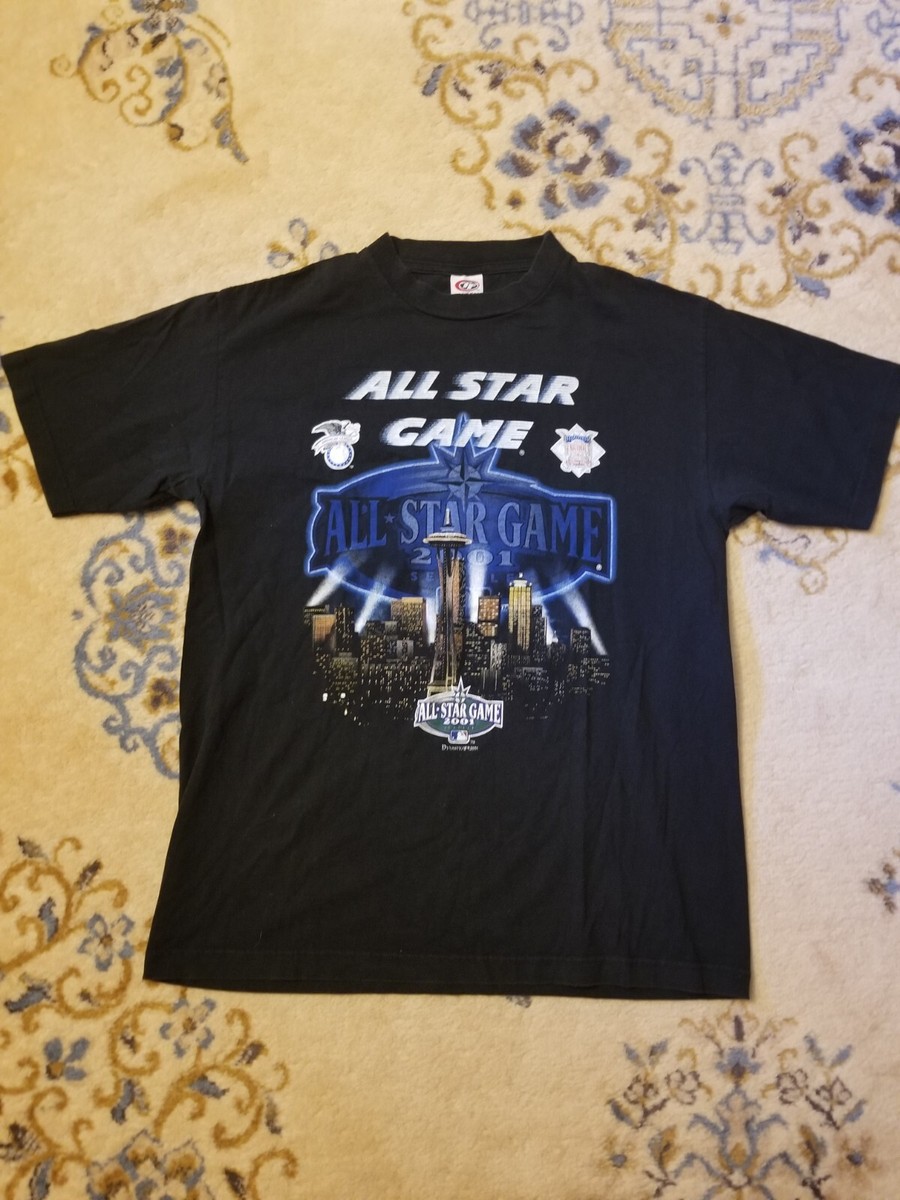 Vtg 2001 MLB All Star Game Seattle Mariners L Ichiro Suzuki Vtg 2001 MLB All Star Game Seattle Mariners L Ichiro Suzuki