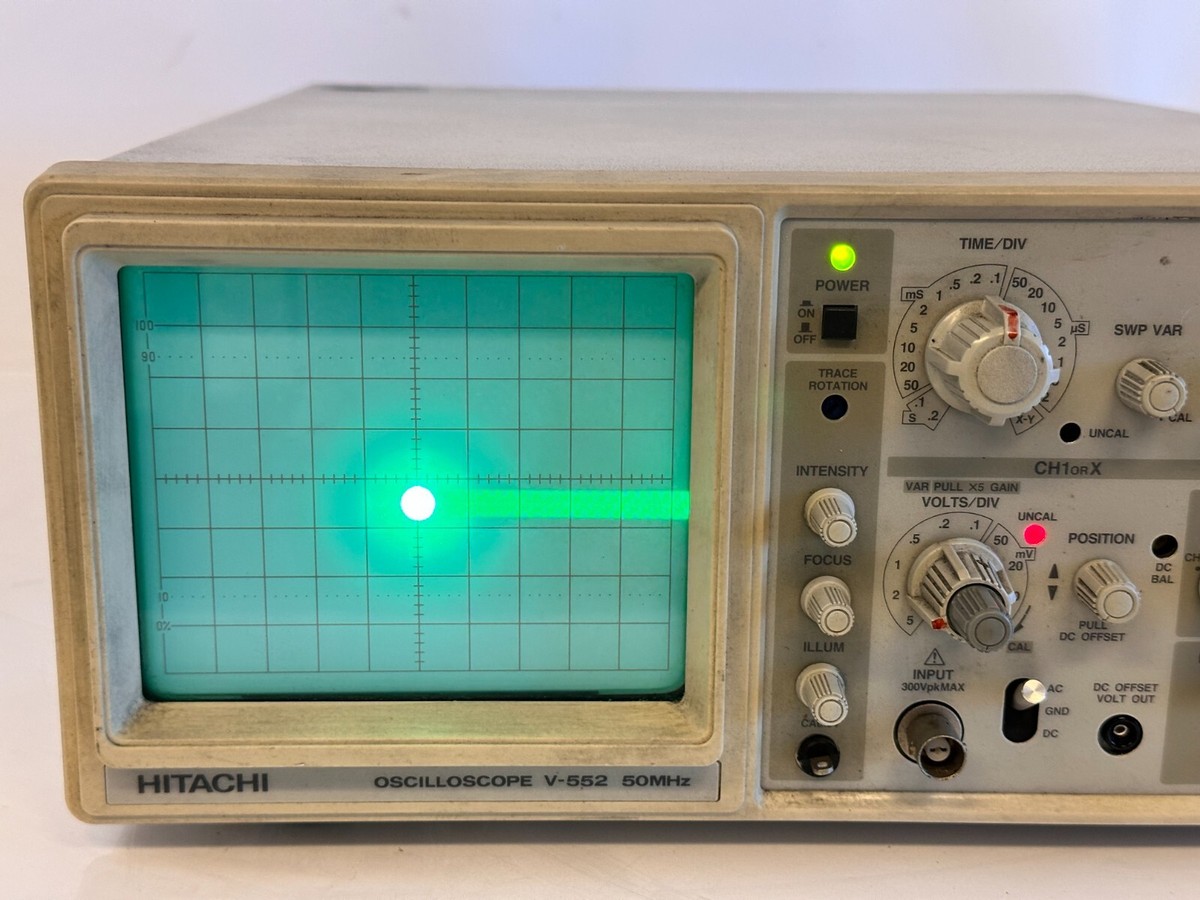 Hitachi V552 Oscilloscope 50mhz V-552 for sale online | eBay