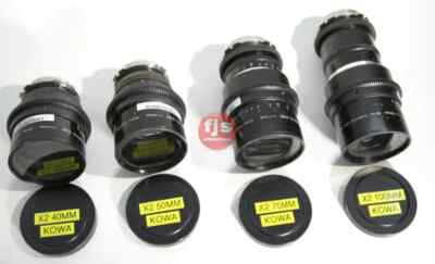 Kowa Anamorphic Lens Set of 4: 40mm, 50mm, 75mm, 100mm | eBay