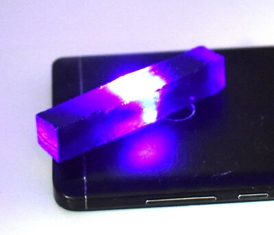 London Lab-Created Blue Topaz 100 Ct + Gemstone Slice Rough Certified