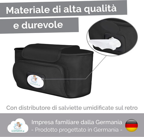 Borsa per Passeggino - 12 Motivi I Organizer per Carrozzina Neonato I Portaogget - Foto 6 di 12