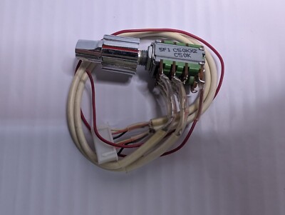 Set of Two  (2) Dual C50k  Potentiometer 2 1/4 length 8 plugs for CB Radios.  