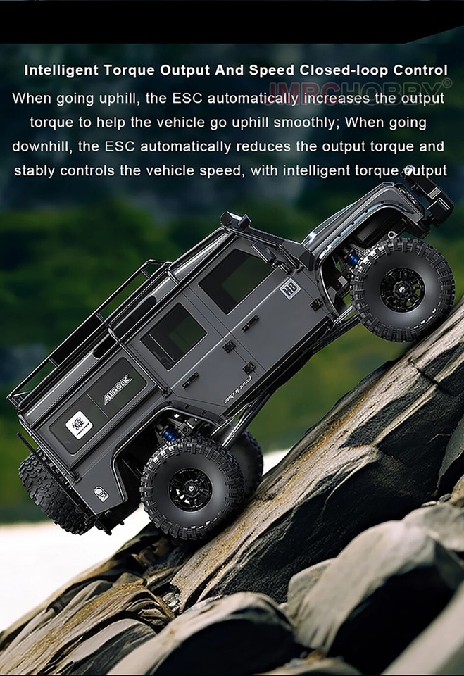 1/8 RC Double Pickup 4WD H8H V2 4x4 Remote Control Rock Crawler RC Car ...