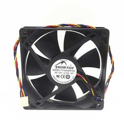 SNOWFAN YY12025M12S 0.27A 12cm 12025 Computer Power Supply Chassis Cooling Fan