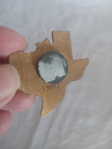 Calamita souvenir frigorifero in metallo Texas, colori bandiera del Texas, cappello, stivale, fiore, retrò - Foto 3 di 5