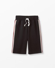  36 Hanna Andersson Sidestripe Sweatshorts Boys 6-7
