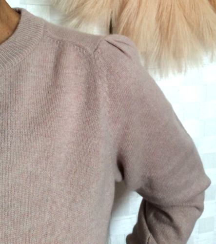 Suéter 360 100% Cachemira Rosa Manga Larga Pullover Suéter Talla S - FXA - Imagen 9 de 11