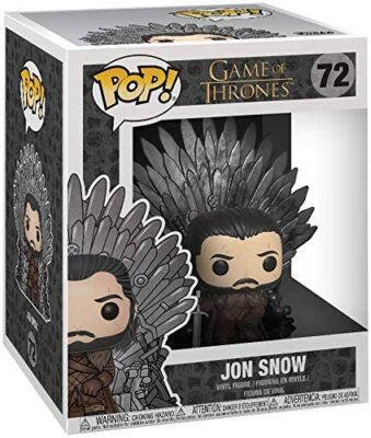Funko Pop! Deluxe: Game of Thrones Jon Snow Sitting On Iron Throne