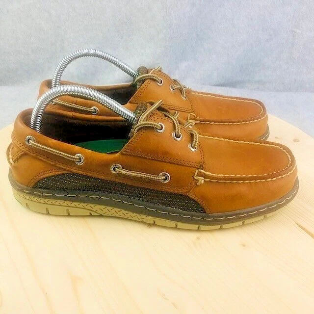 Sperry Top Sider Men s Leather Shoe Size 8.5 Casual Loafers Brown 61421