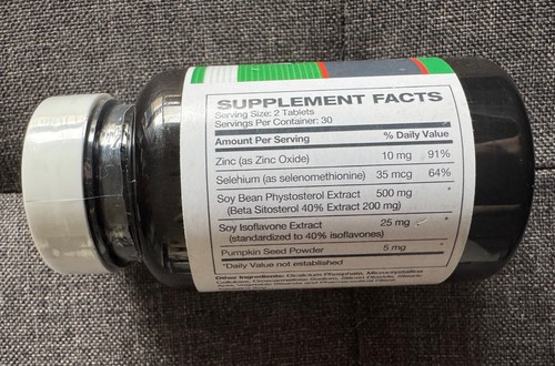Beta Sitoserol Men's Prostate Support Supplement– 60 Tablets, EXP 09/2026 - Picture 3 of 3