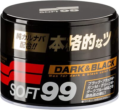 SOFT99 Car Wax New Solid Dark & Black 300g 00010 Free Expedited Shipping