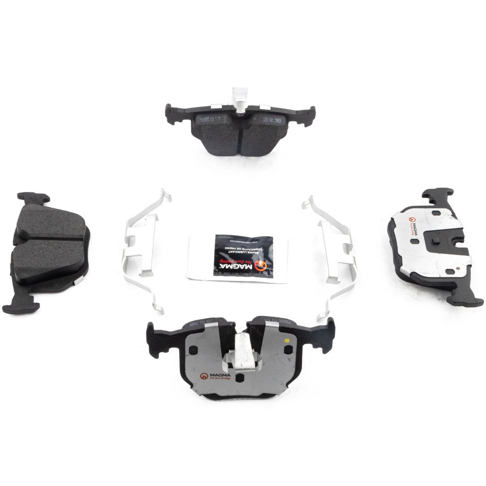 For BMW 850i Z8 Z4 X3 Bentley Arnage 1991-2010 Magma Rear Brake Pad Set DAC