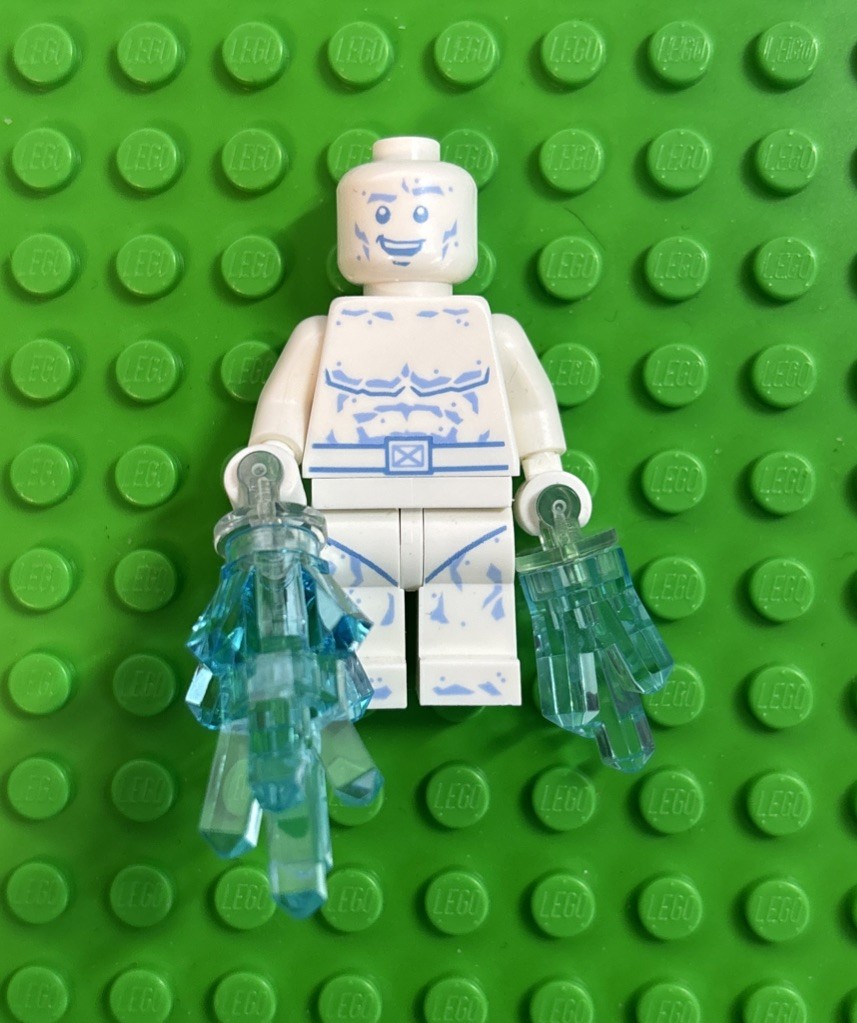 RAW LIFE FACTORY 玉連　ice man LEGO Marvel X-Men ICEMAN Minifigure SH0995 76294 RARE | eBay
