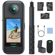 AKASO 360 Creator Combo Edition 360 Camera - Action Camera with 5.7K 360° [NEW]