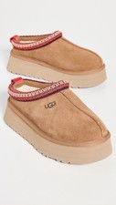 NEW UGG Tazz Slippers women CHESTNUT CLOGS PLATFORM SLIDE SIZE 9
