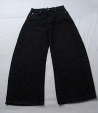 Zara Boys' Adjustable Balloon Jeans With Belt Loop JT8 Black Size 8-9 NWT