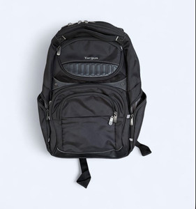 Targus Black Nylon Laptop Backpack for 15in Laptop, Padded, Partitions