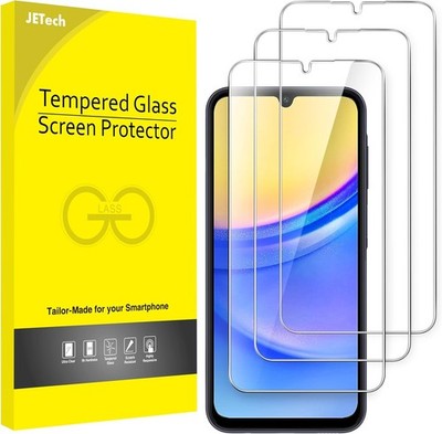 JETech 3-Pack of HD Clear Tempered Glass Screen Protectors for Samsung Galaxy A1