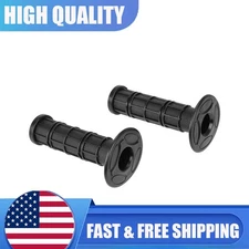 2x Soft Rubber 7/8" & 1" Handlebar Hand Grips Motorcycle Handlebar Hand Grips