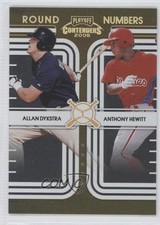 2008 Playoff Contenders Round Numbers Gold /250 Anthony Hewitt Allan Dykstra 0j6