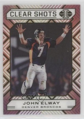 2020 Panini Illusions Clear Shots John Elway #15 HOF 10os