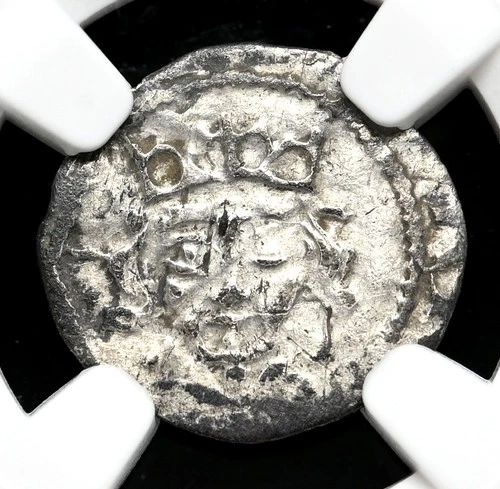 IRELAND. Edward IV, 1471-1483. Silver Penny. Dublin, Burns Type 1aH, NGC VF