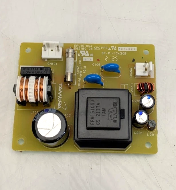 FOR PARTS - Supply Control Board - Sharp Convection Microwave Oven SMC1585BW