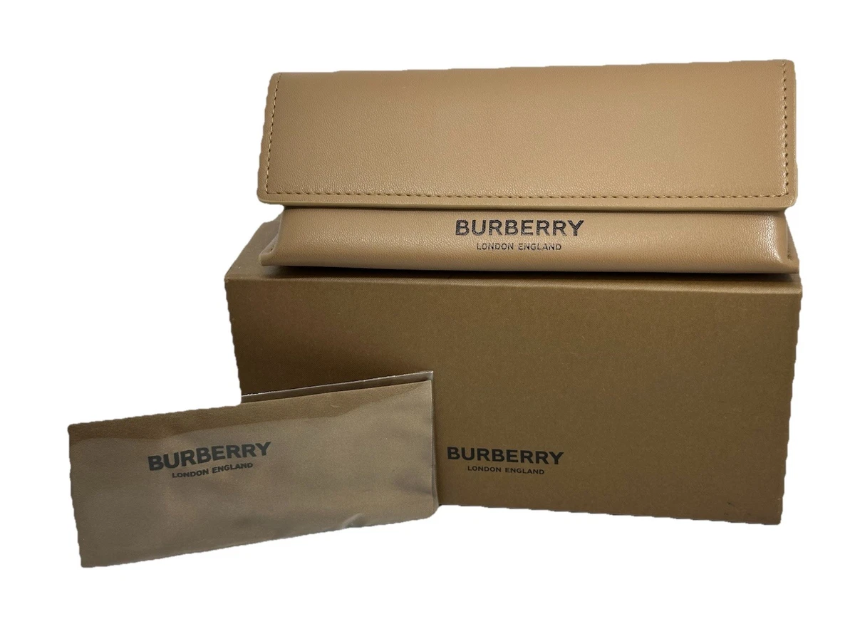 Burberry Cream Leather Case with Embossed Logo and Eyeglasses also brand new Burberry Men main image 3