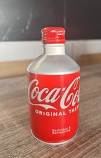 Coca-Cola Dose aus Japan Wei&szlig;blech 0,33l UNGE&Ouml;FFNET