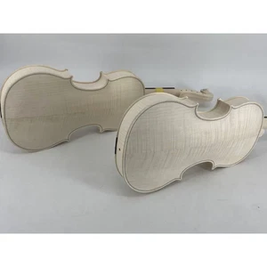 1PCS Violon non fini 4/4 Taille Flame érable épinette de bois Top pour l'artisanat violon