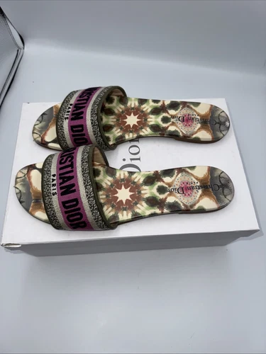 Christian Dior Dway Kaleidoscope Slides Size 41 - Picture 2 of 15