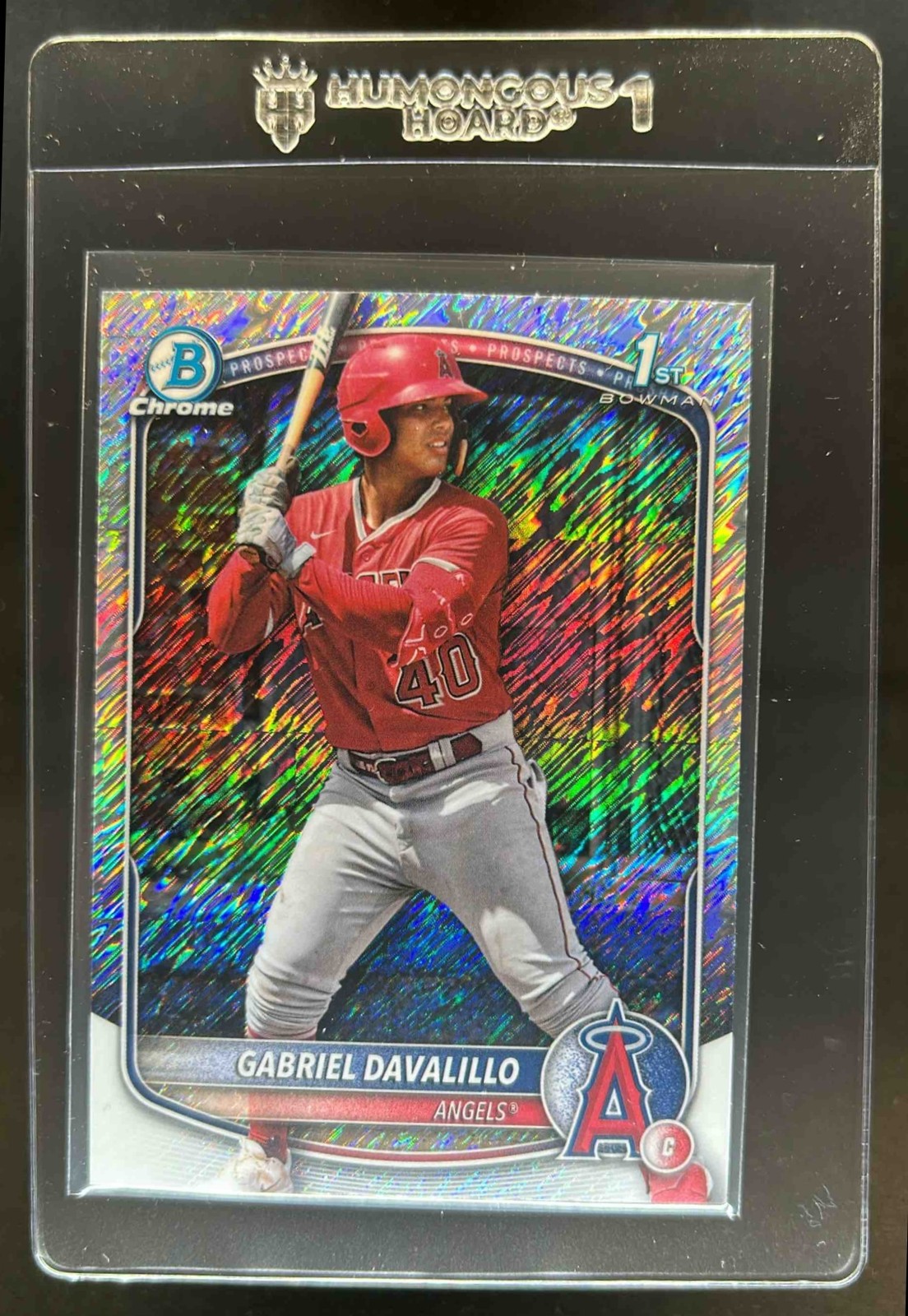 2025 Bowman Chrome Gabriel Davalillo Shimmer Refractor 1st Prospect #BCP-178