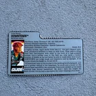 VINTAGE GI JOE FILE CARDS - LOT OF 8
