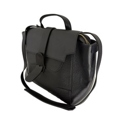 Senreve Midi Maestra Bag Dolce Charcoal Gold | Luxury Designer Handbag 8