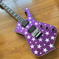 Paul Stanley purple Star Iceman electric guitar FR bridge mahogany body 