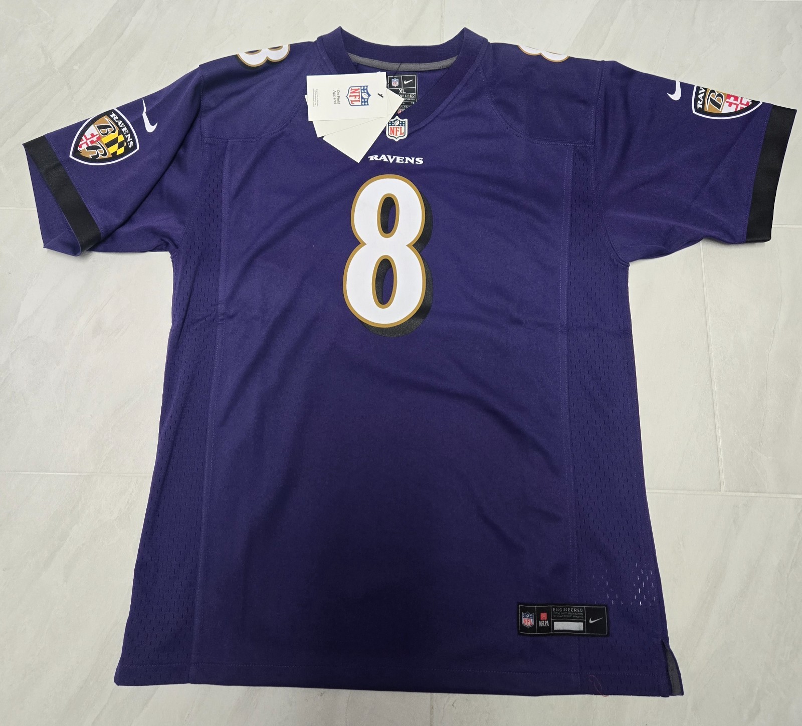 NWT Lamar Jackson Baltimore Ravens Nike Youth Game Jersey - Purple - FREE SHIP