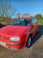 VW GOLF MK4 1.6 Petrol , 5 Speed manual  Year 2000 in Red