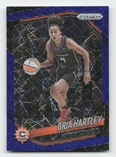 2025 Panini Prizm WNBA #86 Bria Hartley Blue Velocity Prizms