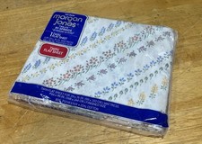 Vtg Morgan Jones Twilite By Springs Vintage Twin Flat Sheet Floral Cottagecore