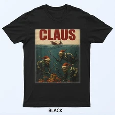 Creepy Claus Horror Christmas Dark Elf Top T-Shirt
