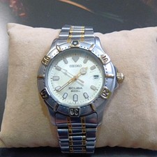 SEIKO Scuba 200m Diver Watch Two Tone Stainle...