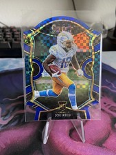 Joe Reed 2020 Select Concourse Blue Prizm Checkerboard Rookie #97 Chargers RC