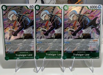 Trafalgar Law OP13-031 Carrying On His Will Foil x3