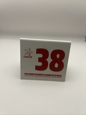 Classic Carl's Jr Table Number Tent Sign 38