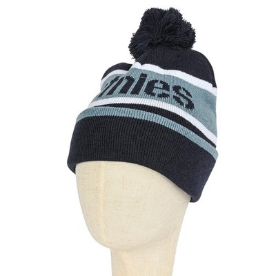 Etnies Stencil Pom Beanie Mütze - Navy