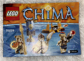 LEGO LEGENDS OF CHIMA 70229: Lion Tribe Pack - 100% Complete No Box