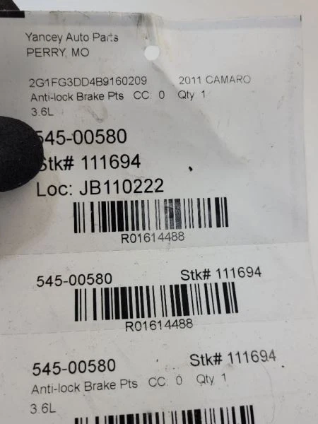 Chevrolet Camaro 2010 2011 conjunto de piezas de freno antibloqueo  Foto 4 de 4
