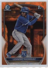 2023 Bowman Sapphire Edition Orange 41/50 Lizandro Rodriguez #BCP-47 01nw