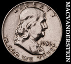 1959 Silver Franklin Half Dollar - Scarce  Better Date  No Reserve  #M629 — photo 1