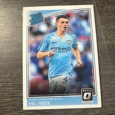 PHIL FODEN 2018/19 Donruss Optic #179. Rated Rookie RC Manchester City England